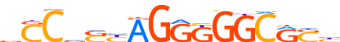 CTCFL.H14CORE.0.P.B motif logo (CTCFL gene, CTCFL_HUMAN protein)
