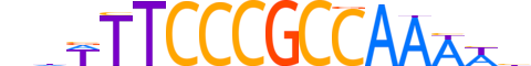 E2F7.H14CORE.0.S.C reverse-complement motif logo (E2F7 gene, E2F7_HUMAN protein)