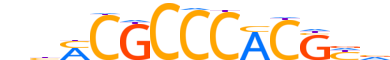 EGR3.H14CORE.0.PSM.A reverse-complement motif logo (EGR3 gene, EGR3_HUMAN protein)