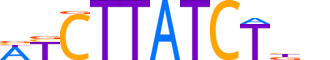 GATA3.H14CORE.1.SM.B reverse-complement motif logo (GATA3 gene, GATA3_HUMAN protein)