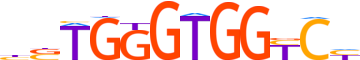 GLI1.H14CORE.0.P.C motif logo (GLI1 gene, GLI1_HUMAN protein)