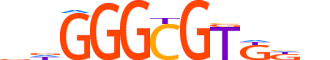 KLF2.H14CORE.0.S.C motif logo (KLF2 gene, KLF2_HUMAN protein)
