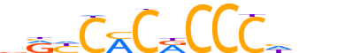 KLF5.H14CORE.0.PM.A reverse-complement motif logo (KLF5 gene, KLF5_HUMAN protein)