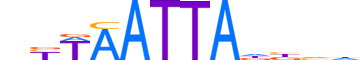 PO3F3.H14CORE.2.S.B reverse-complement motif logo (POU3F3 gene, PO3F3_HUMAN protein)