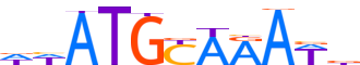 PO5F1.H14CORE.1.P.B motif logo (POU5F1 gene, PO5F1_HUMAN protein)