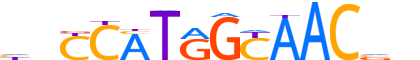 RFX3.H14CORE.1.PS.A reverse-complement motif logo (RFX3 gene, RFX3_HUMAN protein)