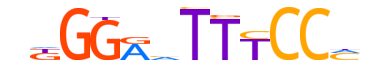 TF65.H14CORE.0.P.B motif logo (RELA gene, TF65_HUMAN protein)