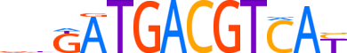 BATF2.H14INVITRO.0.PSG.A reverse-complement motif logo (BATF2 gene, BATF2_HUMAN protein)