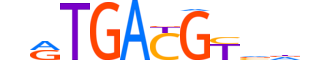 CREM.H14INVITRO.0.PSM.A motif logo (CREM gene, CREM_HUMAN protein)