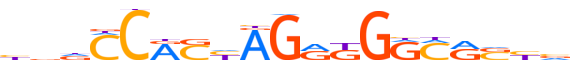 CTCF.H14INVITRO.0.P.B motif logo (CTCF gene, CTCF_HUMAN protein)
