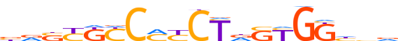 CTCF.H14INVITRO.0.P.B reverse-complement motif logo (CTCF gene, CTCF_HUMAN protein)
