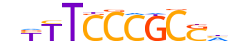E2F8.H14INVITRO.0.P.C reverse-complement motif logo (E2F8 gene, E2F8_HUMAN protein)