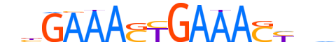 IRF9.H14INVITRO.0.PSM.A motif logo (IRF9 gene, IRF9_HUMAN protein)