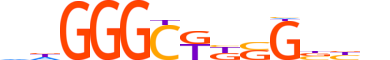 KLF3.H14INVITRO.1.M.C motif logo (KLF3 gene, KLF3_HUMAN protein)