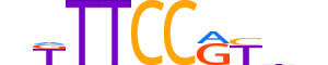 NFAC2.H14INVITRO.3.M.C reverse-complement motif logo (NFATC2 gene, NFAC2_HUMAN protein)