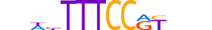 NFAC3.H14INVITRO.0.SM.B reverse-complement motif logo (NFATC3 gene, NFAC3_HUMAN protein)