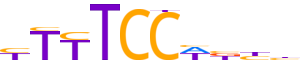 NFAC3.H14INVITRO.1.P.C reverse-complement motif logo (NFATC3 gene, NFAC3_HUMAN protein)