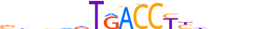 NR1H2.H14INVITRO.0.P.D reverse-complement motif logo (NR1H2 gene, NR1H2_HUMAN protein)