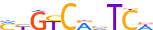 PBX3.H14INVITRO.1.P.D reverse-complement motif logo (PBX3 gene, PBX3_HUMAN protein)