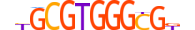 EGR1.H14INVITRO.0.PS.A motif logo (EGR1 gene, EGR1_HUMAN protein)