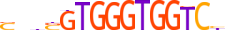 GLI3.H14INVITRO.0.PS.A motif logo (GLI3 gene, GLI3_HUMAN protein)