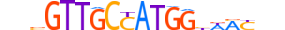 RFX3.H14INVITRO.0.PSM.A motif logo (RFX3 gene, RFX3_HUMAN protein)