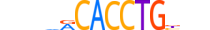 TFE2.H14INVITRO.0.PS.A motif logo (TCF3 gene, TFE2_HUMAN protein)