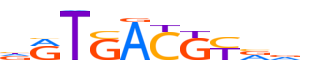 ATF3.H14INVIVO.1.P.B motif logo (ATF3 gene, ATF3_HUMAN protein)
