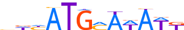 PO3F3.H14INVIVO.0.P.C motif logo (POU3F3 gene, PO3F3_HUMAN protein)