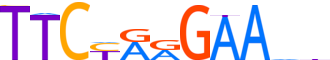 STA5A.H14INVIVO.0.P.B motif logo (STAT5A gene, STA5A_HUMAN protein)