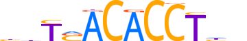 TBX3.H14INVIVO.0.PSM.A reverse-complement motif logo (TBX3 gene, TBX3_HUMAN protein)