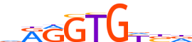 TBX5.H14INVIVO.0.PS.A motif logo (TBX5 gene, TBX5_HUMAN protein)