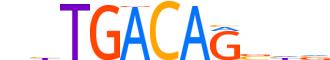 TGIF2.H14INVIVO.1.PSM.A motif logo (TGIF2 gene, TGIF2_HUMAN protein)