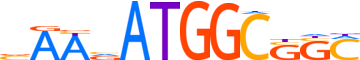 TYY1.H14INVIVO.0.PSM.A motif logo (YY1 gene, TYY1_HUMAN protein)