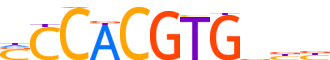 USF3.H14INVIVO.0.PSGIB.A reverse-complement motif logo (USF3 gene, USF3_HUMAN protein)