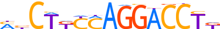 ZBT24.H14INVIVO.0.SG.D motif logo (ZBTB24 gene, ZBT24_HUMAN protein)