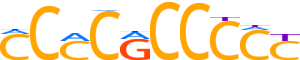 KLF10.H14RSNP.0.P.C reverse-complement motif logo (KLF10 gene, KLF10_HUMAN protein)