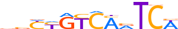 PBX1.H14RSNP.0.P.D reverse-complement motif logo (PBX1 gene, PBX1_HUMAN protein)