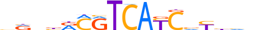 XBP1.H14RSNP.1.M.B reverse-complement motif logo (XBP1 gene, XBP1_HUMAN protein)