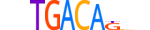 TGIF2.H14RSNP.1.PSM.A motif logo (TGIF2 gene, TGIF2_HUMAN protein)