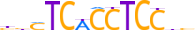 ZKSC5.H14RSNP.0.P.D motif logo (ZKSCAN5 gene, ZKSC5_HUMAN protein)